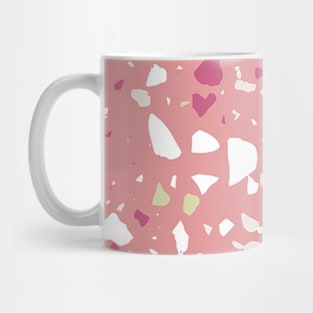 Spring Summer Pink Modern Terrazzo Pattern Mug